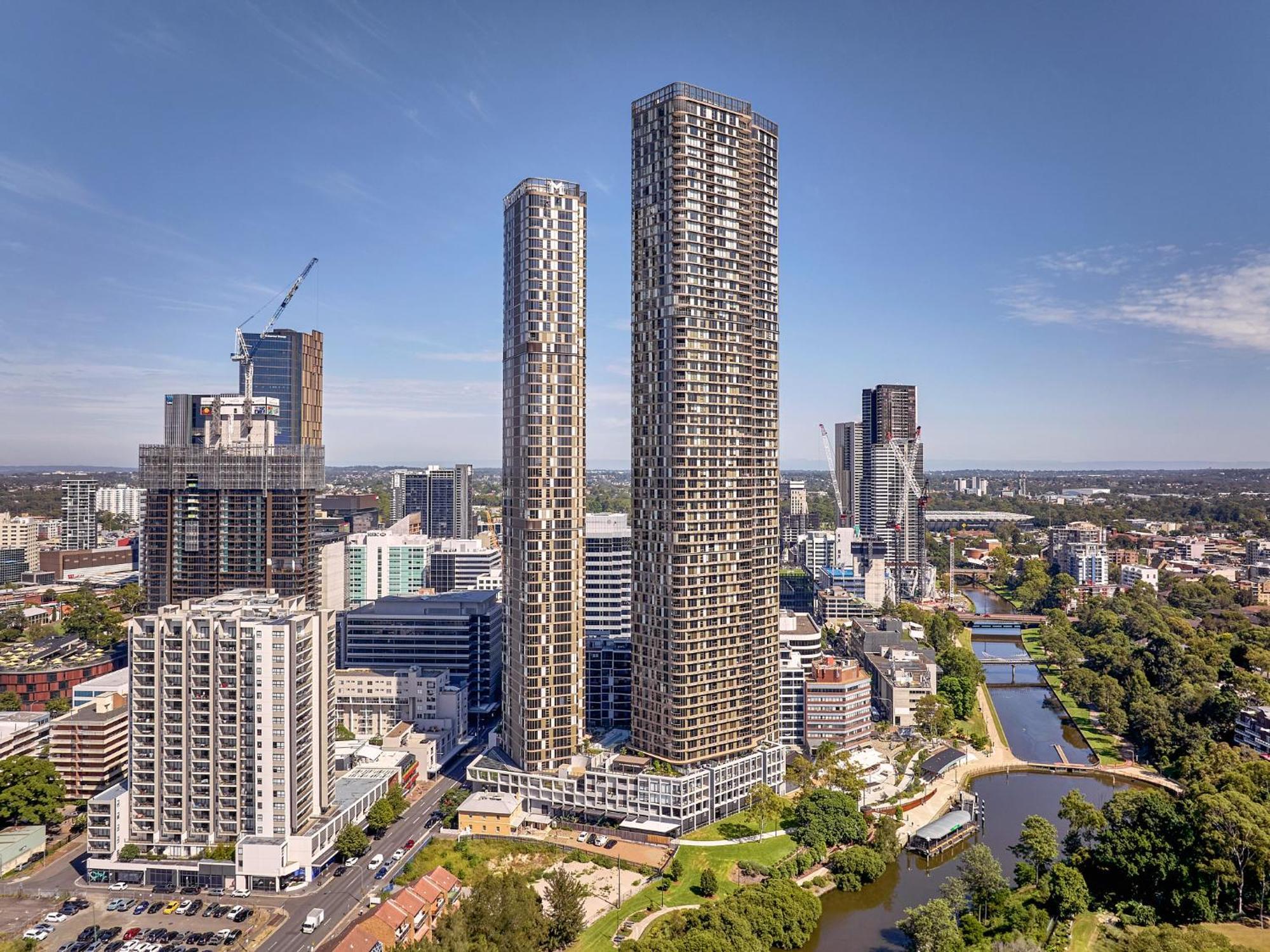 Meriton Suites George Street, Parramatta Sydney Exterior photo