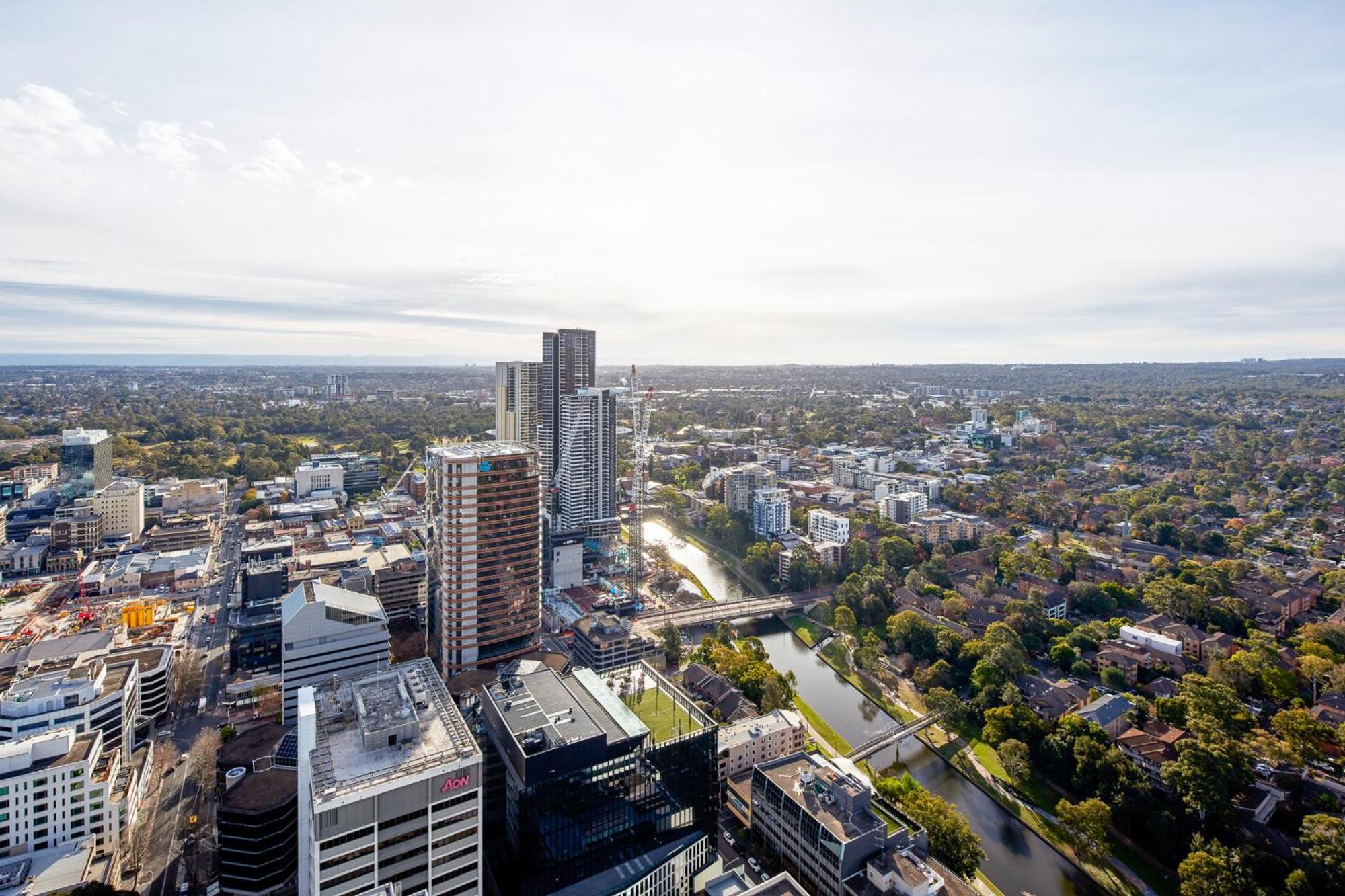 Meriton Suites George Street, Parramatta Sydney Exterior photo